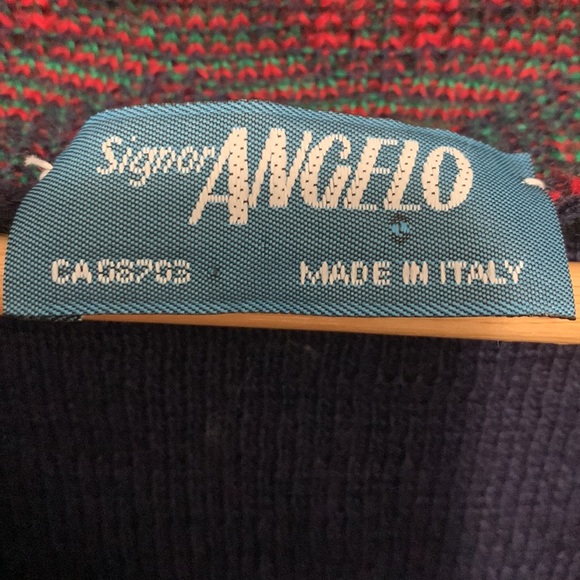 VINTAGE V neck sweater. Men’s size 1X (50) - Picture 4 of 7